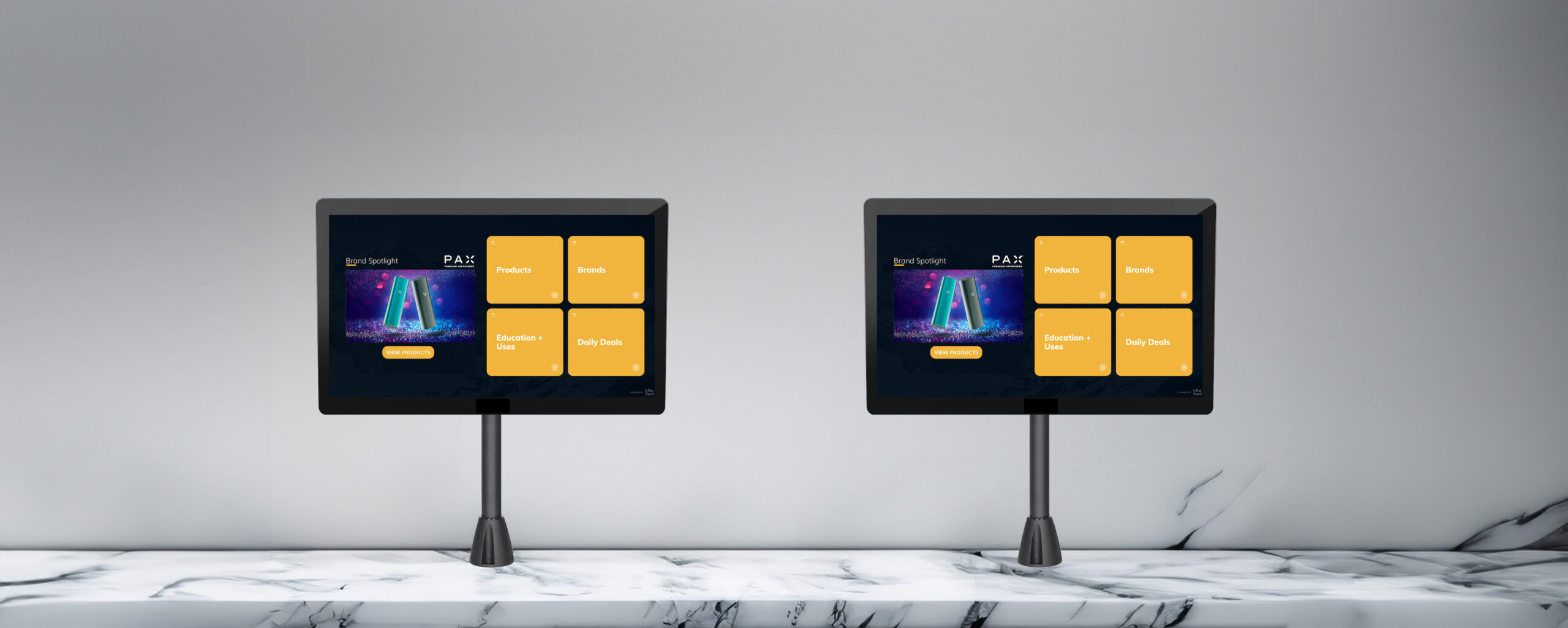 interactive cannabis kiosks by the peak beyond